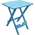 Adams Manufacturing 8500-21-3700 Plastic Quik-Fold® Side Table, Pool Blue