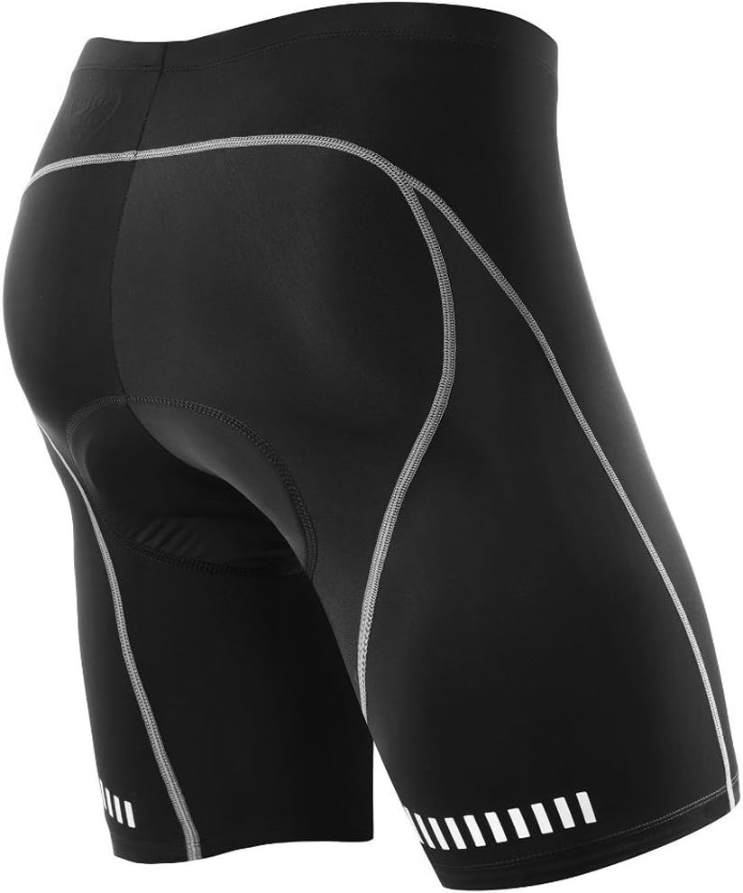 Jamestyle26 unisex 3d gel seat padding breathable cycling shorts