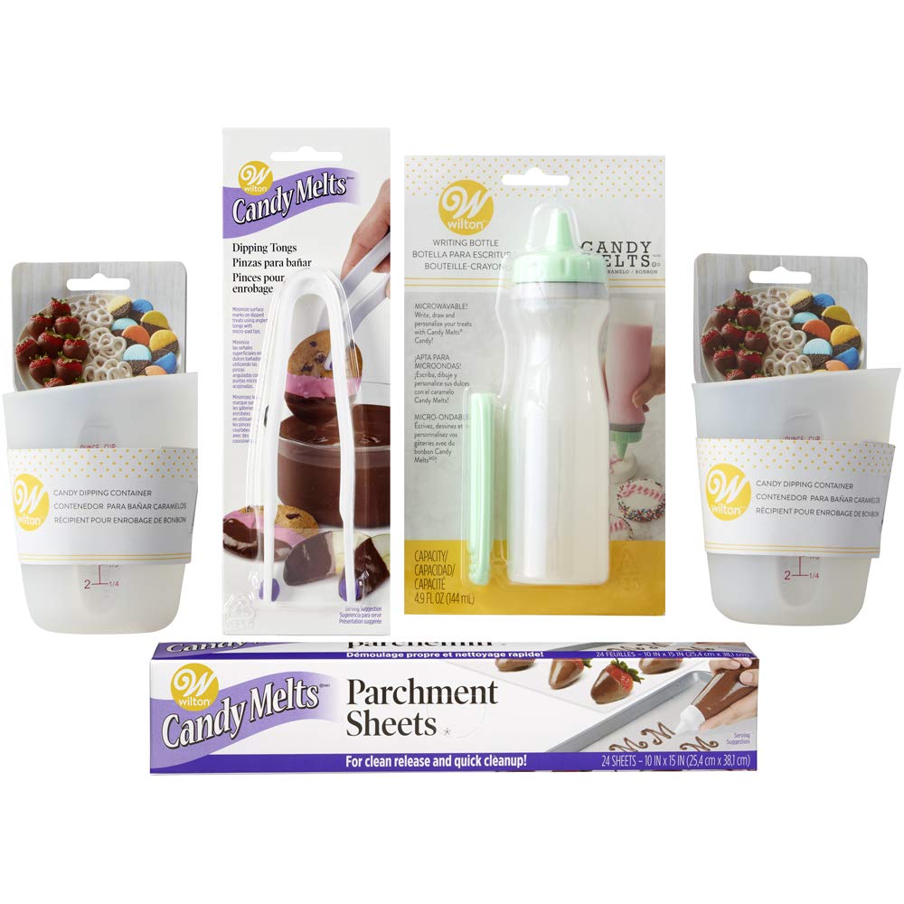 Wilton Candy Melts - Juego de 5 piezas para hacer dulces y ...