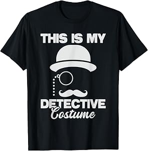 This is My Detective Costume - True Crime Lover Investigator T-Shirt