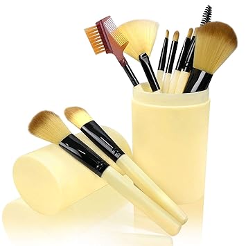 Rhv Makeup Brush Sets - 12 Pcs Makeup Brushes for Foundation Eyeshadow Eyebrow Eyeliner Blush Powder Concealer Contour