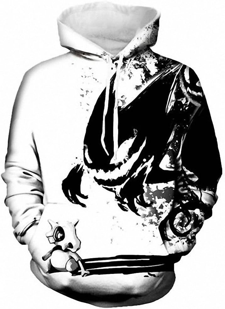 Men&Women Hoodies Men 3D Print Harajuku Punk Style Sweatshirts Couple Hoodie Motorcycle Streetwear