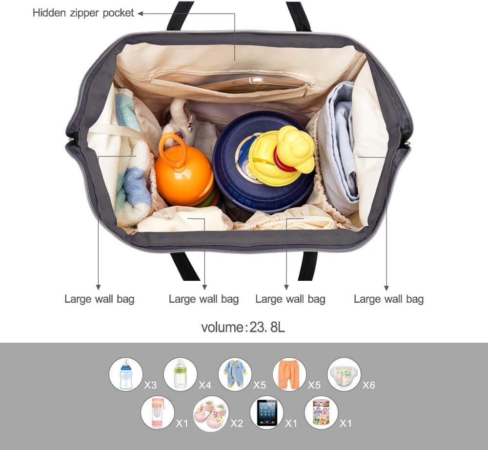 heyi diaper tote bag