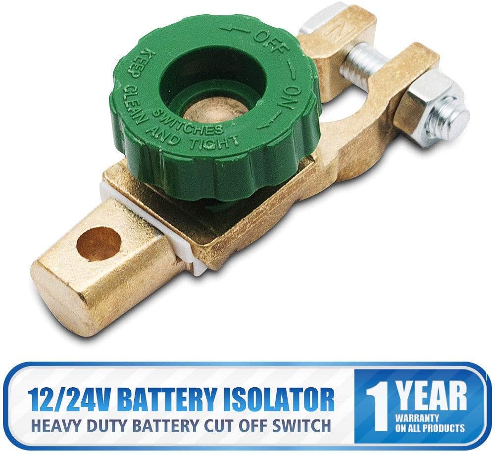 Heavy Duty Battery Disconnect Isolator Cut Off Switch 12v 24v
