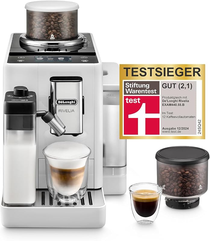 Rivelia - Kaffeevollautomat 16 Getränke Weiß
