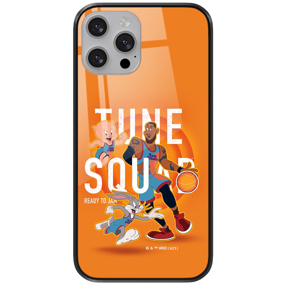 ERT GROUP Cell Phone Case for Apple Iphone 13 PRO MAX Original and Officially Licensed Looney Tunes Pattern Space Jam 004 Made of Tempered Glass Protective Case