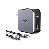UGREEN Nexode 140W GaN USB C Laptop Charger, 3-Port PD 3.1 PPS Foldable Fast Wall Charger with 240W Cable for MacBook Pro 16", iPhone 17/16/15, Pixel 10/9, Galaxy S25/S24, Chromebook