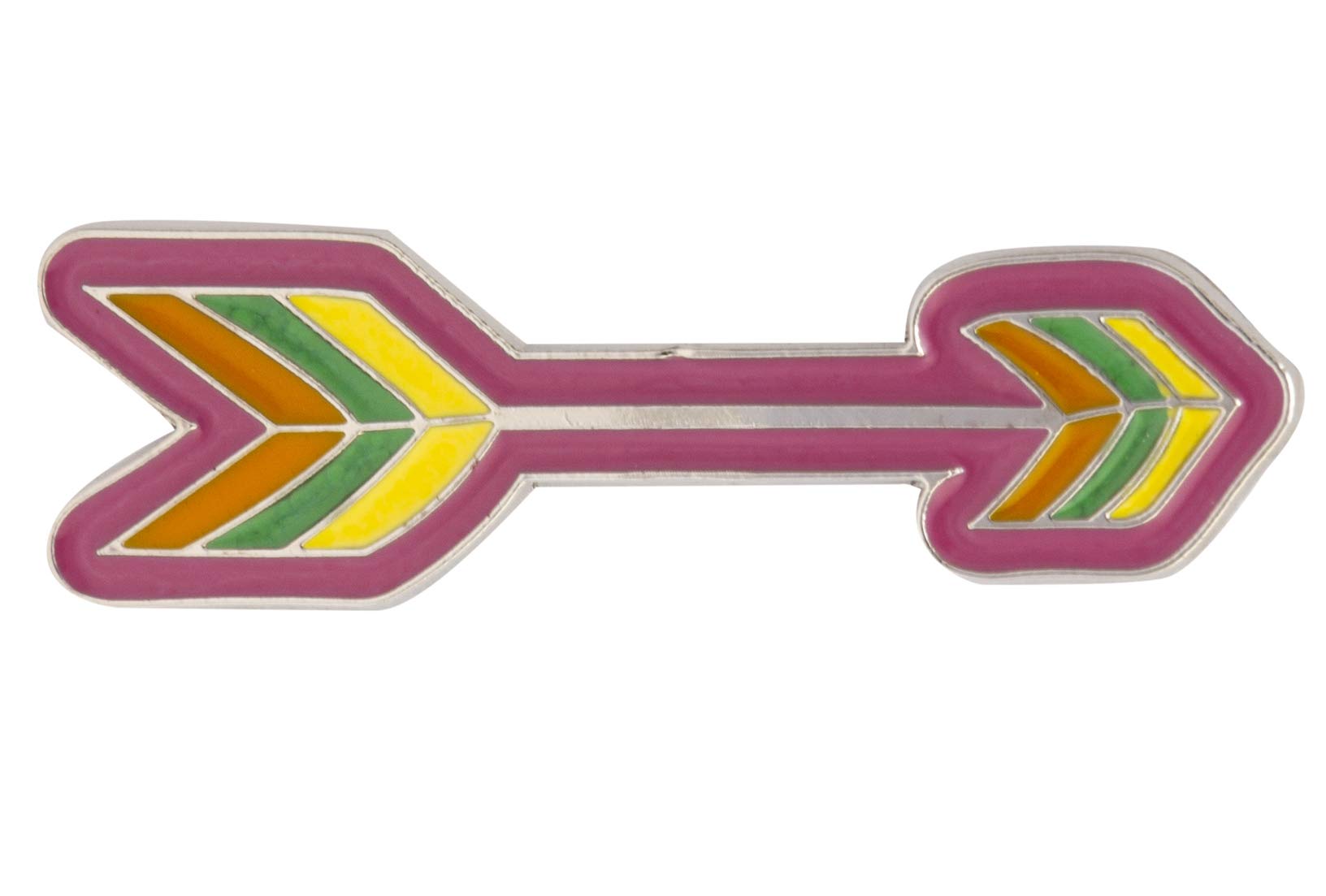 Brooch Lapel Pin for Men Arrow Lapel Pin Badge Coat Suit Wedding Gift Party Shirt Collar Accessories Multi-Color