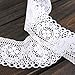 KINGSO 10 Yards Retro White Crochet Scallop Embroidered Lace Trim DIY Craft