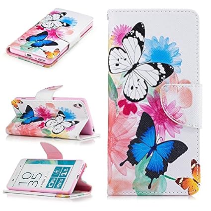 Sony Xperia XA Hülle / F3111 Hülle,[FQY-TEC][PU-Leder]und[TPU]Geldbörse,Kartensteckplatz,Unterstützung Hülle für Sony Xperia 