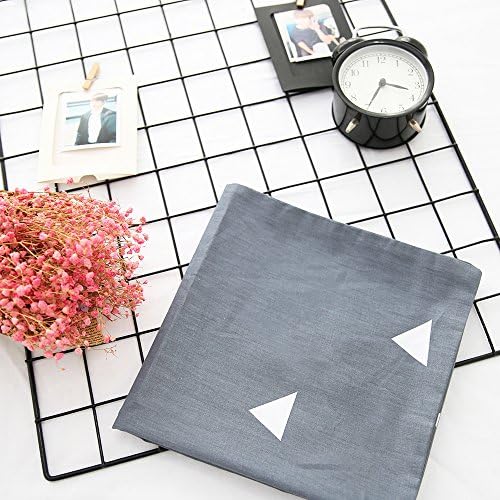 Vougemarket Bedding Cotton Triangle PillowCases (Pack of 2), Standard Queen Pillow Covers with Envelope Closure End,20"×26"(Queen,Triangle)