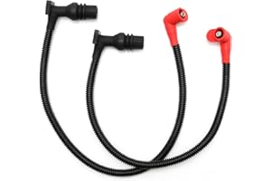 Zreneyfex 4012889 2 Pcs Spark Plug Wire Set, Polycarbonate (PC), Ignition Coil for Polaris Ranger 800 2011-2014 Replace 40128