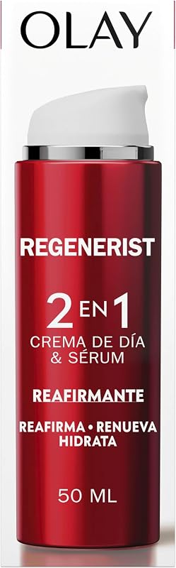 Olay regenerist ultra firming and light day serum, fórmula com niacinamida (vitamina b3) e peptídeos, hidratação instantânea e 24h, 50ml