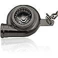 Turbo Turbocharger Keychain- Key Chain Ring Spinning TurboTurbocharger Keychain Compressor Key Chain Ring Keyring Keyfob(Gunblack)