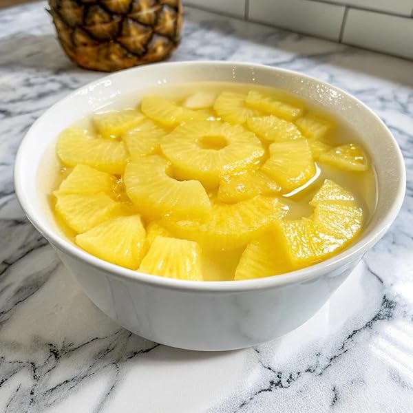 DOLE PINEAPPLE TIDBITS IN 100% JUICE – DOLE FRUIT BOWLS SNACKS – 4 OZ FRUIT BOWLS – 12 PACK