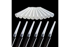 HAMUULL Spray foam gun nozzle Spraying foam gun accessories Reusable sealed small nozzles replacement expansion tool supplies for construction use（16 pieces of white transparent packaging）
