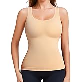 LIRASDIS Compression Tanks for Women, Tummy Control Shapewear Tank Tops, Seamless Slimming Body Shaper Camisole