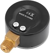 Hilitand Low Pressure Gauge 0-15psi 0-1bar 1/4 BSPT Bottom Mount Fuel Air Oil view 4