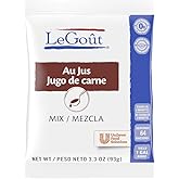 LeGout Au Jus Gravy Mix Cooks in Two Minutes, 0g Trans Fat, 3.3 Ounce (Pack of 16)