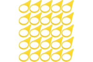 SWETRACE 100pcs Wheel Lug Nut Indicator Caps 33mm Plastic Loose Nut Cover for Car Truck Wheel Hub Safety