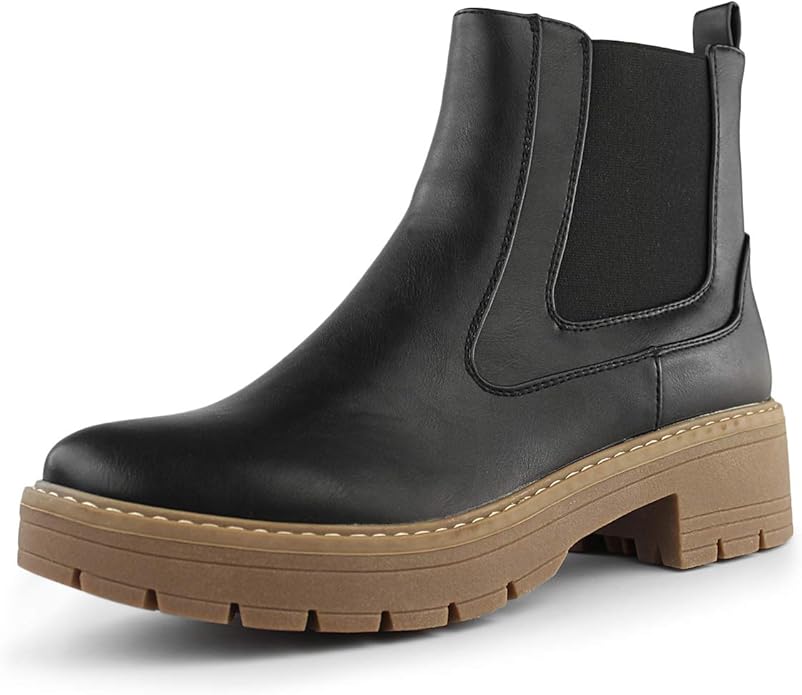 Hawkwell Womens Chunky Ankle Chelsea
