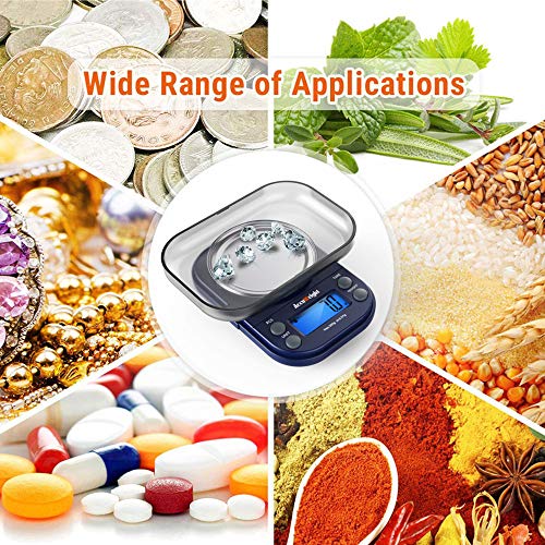 AccuWeight Digital Gram Scale for Weed with 300g/0.01g Limit Small