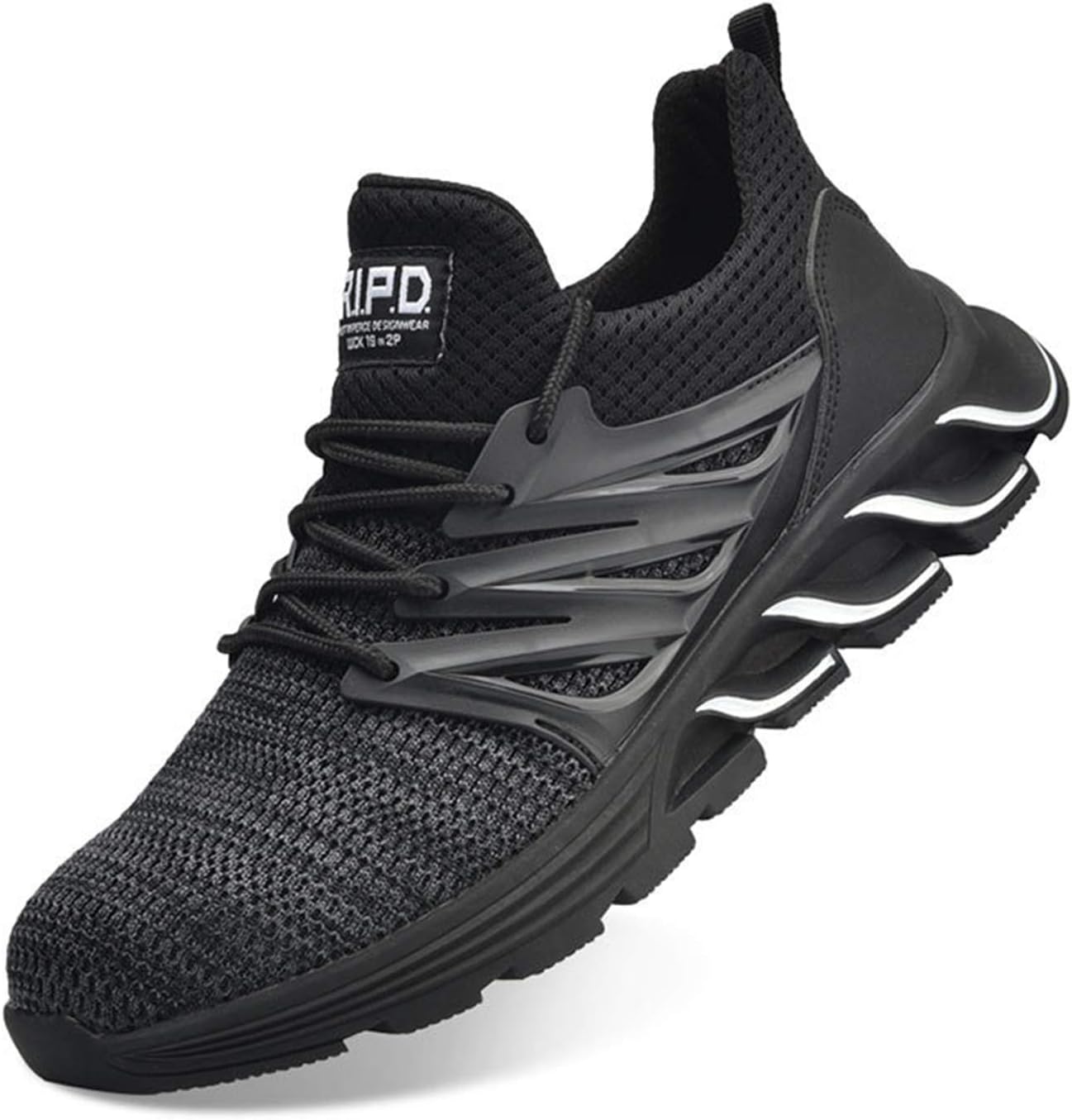 Safety Shoes Steel Toe Trainers Lightweight Work Shoes Non Slip Work Sneakers for Men Women