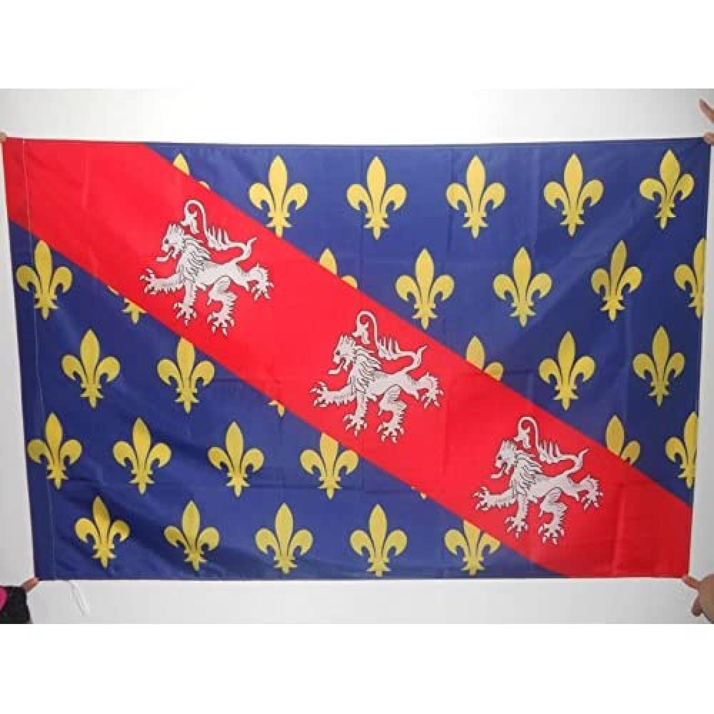 AZ FLAG - French Department of Creuse Flag - 3x5 Ft - Creuse Banner with Sleeve - 100% Polyester - Fade Resistant - Vivid Colors - 3' x 5' Feet - 150x90 Cm