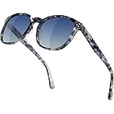 Bircenpro Polarized Sunglasses For Women UV - Protection Womens Trendy Fashion Large Shades With Acetate Frame BC2110