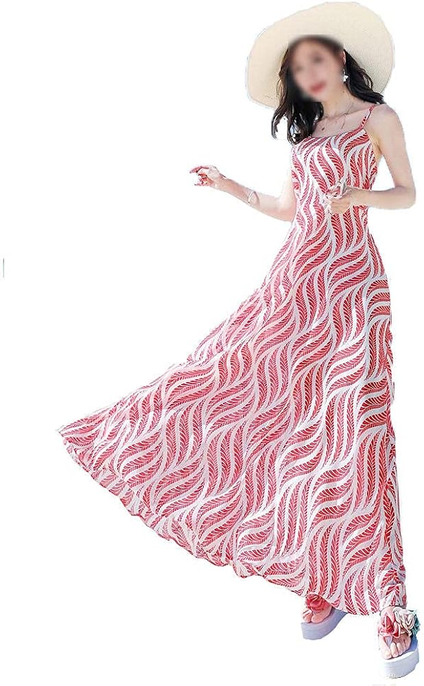Beach Dresses for Uk, Beach Dresses for Plus Size, Chiffon Maxi Dress V
