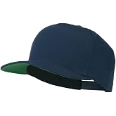 Yupoong 5 Panel Flat Bill Twill Snapback Solid Cap