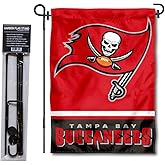 Tampa Bay Buccaneers Garden Flag with Stand Holder