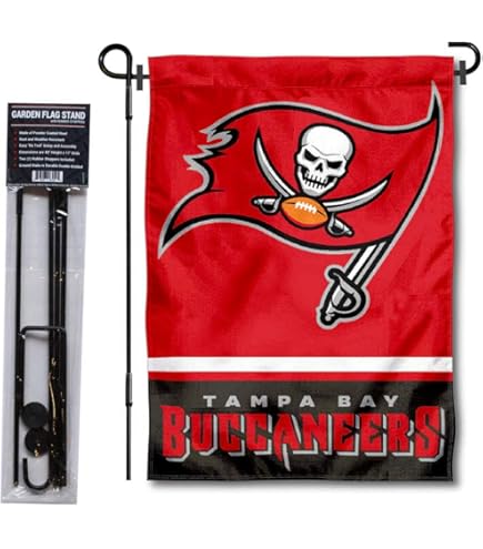 Briarwood Lane Tampa Bay Buccaneers Slogan Garden Flag NFL Licens
