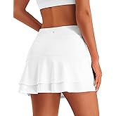 Stelle Tennis Skirts for Women Athletic Skirt with Shorts Golf Skort Pocket High Waisted Skorts Workout Pickleball