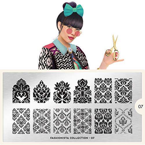 MoYou-London Nail Art Image Stamping Plate Fashionista Collection 07 US Stock