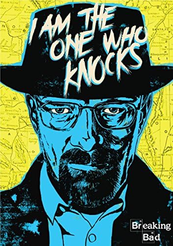 Breaking Bad Walter White Poster A1 Cool I am the one who knocks