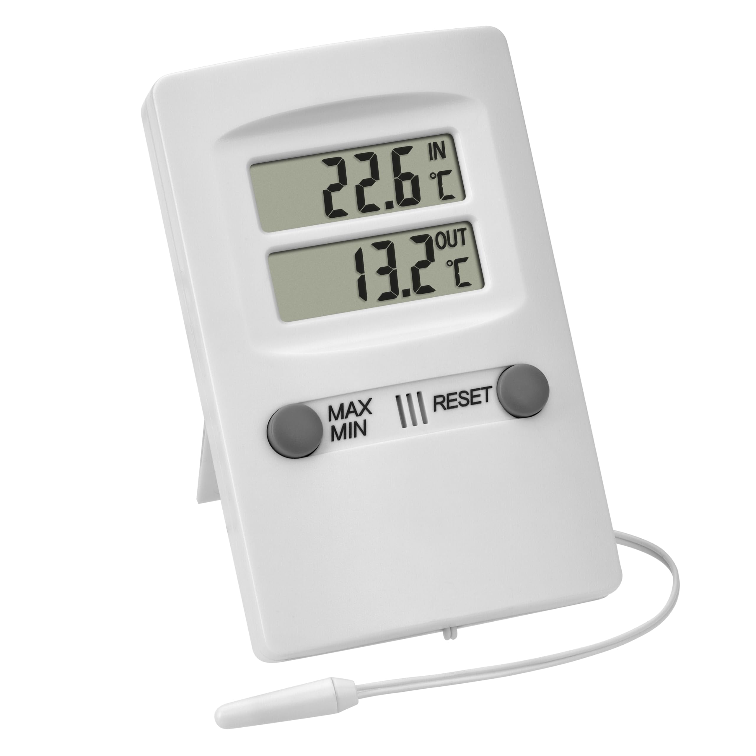TFA 30.1009 Digital Indoor/Outdoor Thermometer - White