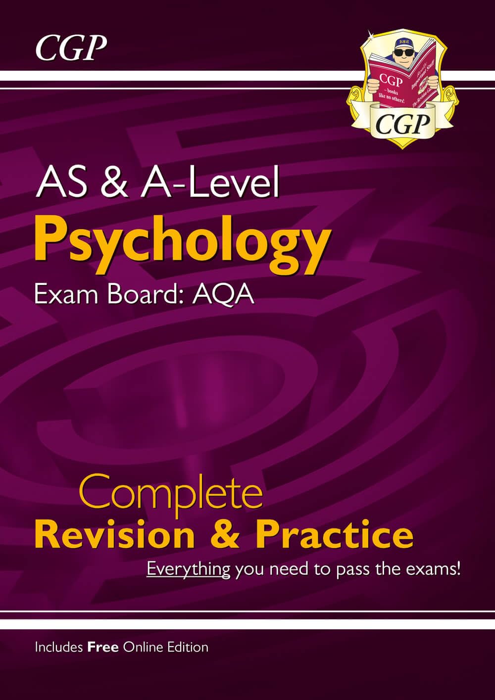 A-Level and AS Psychology: AQA Complete Revision & Practice with Online Edition (For exams in 2026) (CGP A-Level Psychology)