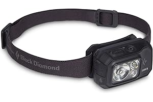 BLACK DIAMOND Storm 500-R Rechargeable Headlamp | 500 Lumens Brightness | Waterproof & Micro-USB Charging | Black