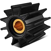 QAGGUM Water Pump Impeller Fit for Sherwood Johnson Jabsco Cummins Replace 17000K