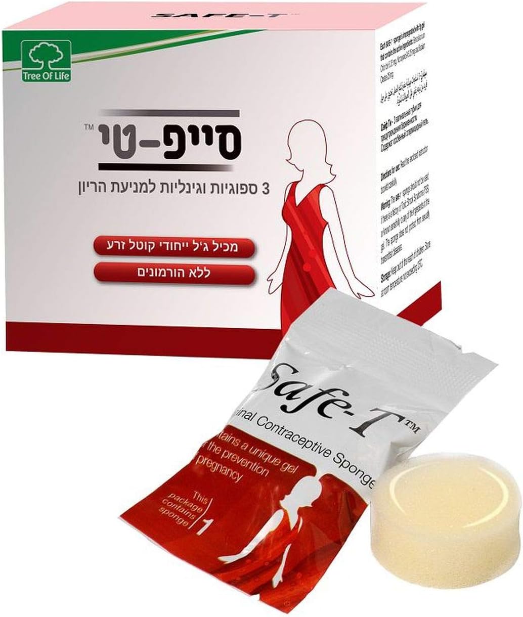 SafeT HormoneFree Contraceptive Sponges 12 units (4 packs) Amazon.co