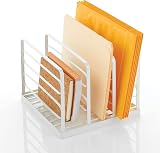 mDesign Clutch Bag Organiser - 5 Section Handbag Storage - Set of 2 view 8