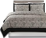 Printed Duvet-Cover-Set - Brushed Velvety Microfiber - Luxurious, Comfortable, Breathable, Soft & Extremely Durable - Wrinkle, Fade & Stain Resistant - Hotel Quality By Utopia Bedding (Queen, Paisley)