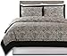 3 Piece Paisley Duvet Cover Set (Queen) - 1 Duvet Cover 2 Pillow Shams - Luxe Style Brushed Velvety Microfiber - Floral Pattern - Comfortable, Breathable, Soft & Extremely Durable - by Utopia Bedding