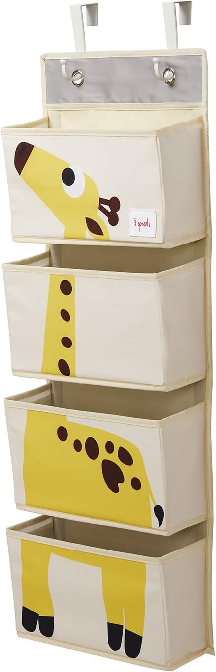 3 Sprouts Hanging Wall Organizer, Giraffe