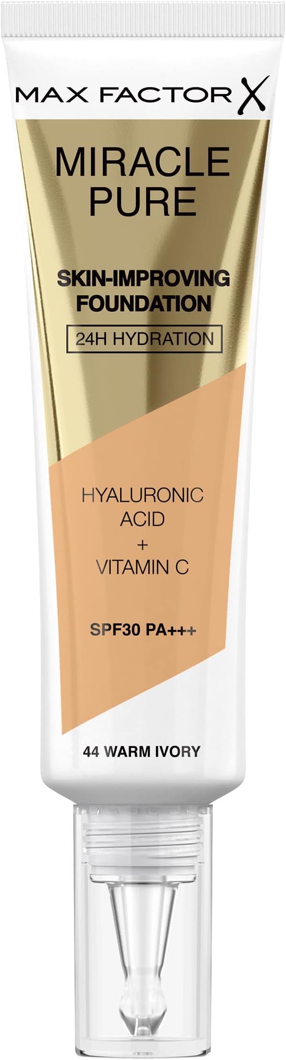 Max Factor Miracle Pure Liquid Foundation Warm Ivory 35ml Full Coverage