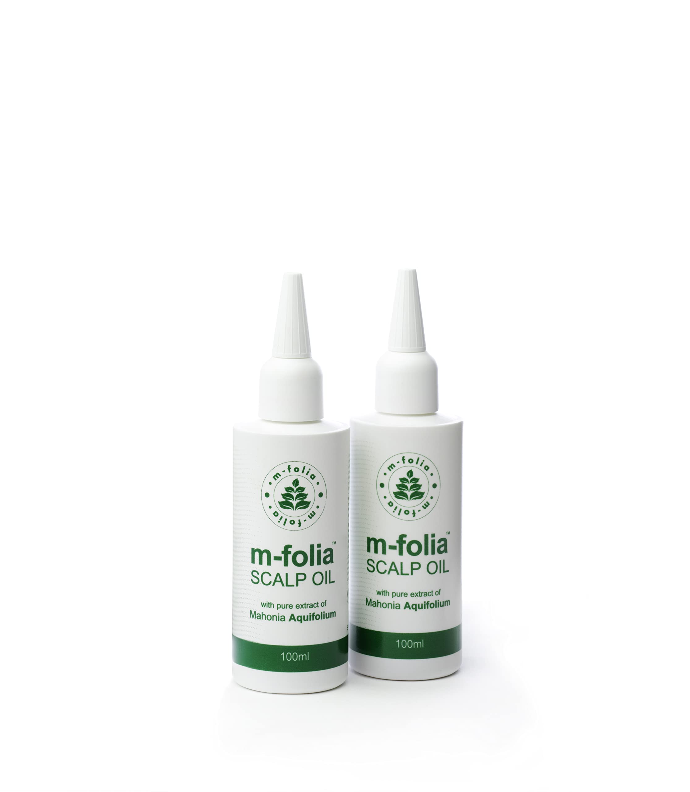 M-FOLIA Psoriasis Scalp Oil Dual Pack 2 x 100ml Specially Formulated to Treat Hair and Scalp for the Symptoms of Psoriasis and Eczema