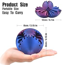 Gear Sphere, 3D Printed Gearsphere - The Steampunk