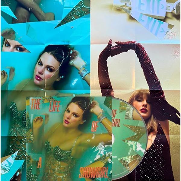 US輸入サイン入CD『THE LIFE OF A SHOWGIRL』＆ステッカー The Life of a Showgirl: Sweat and Vanilla Perfume CD with Poster
