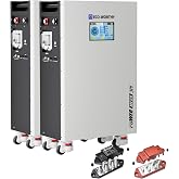 ECO-WORTHY Powermega 48V 314Ah (2 pack) UL1973 LiFePO4 Battery | Active Balancing 200A BMS, Aerosol Fire Protection, LCD with Bluetooth and WiFi, RS485/CAN/RS232, Off-Grid Solar, Home Backup